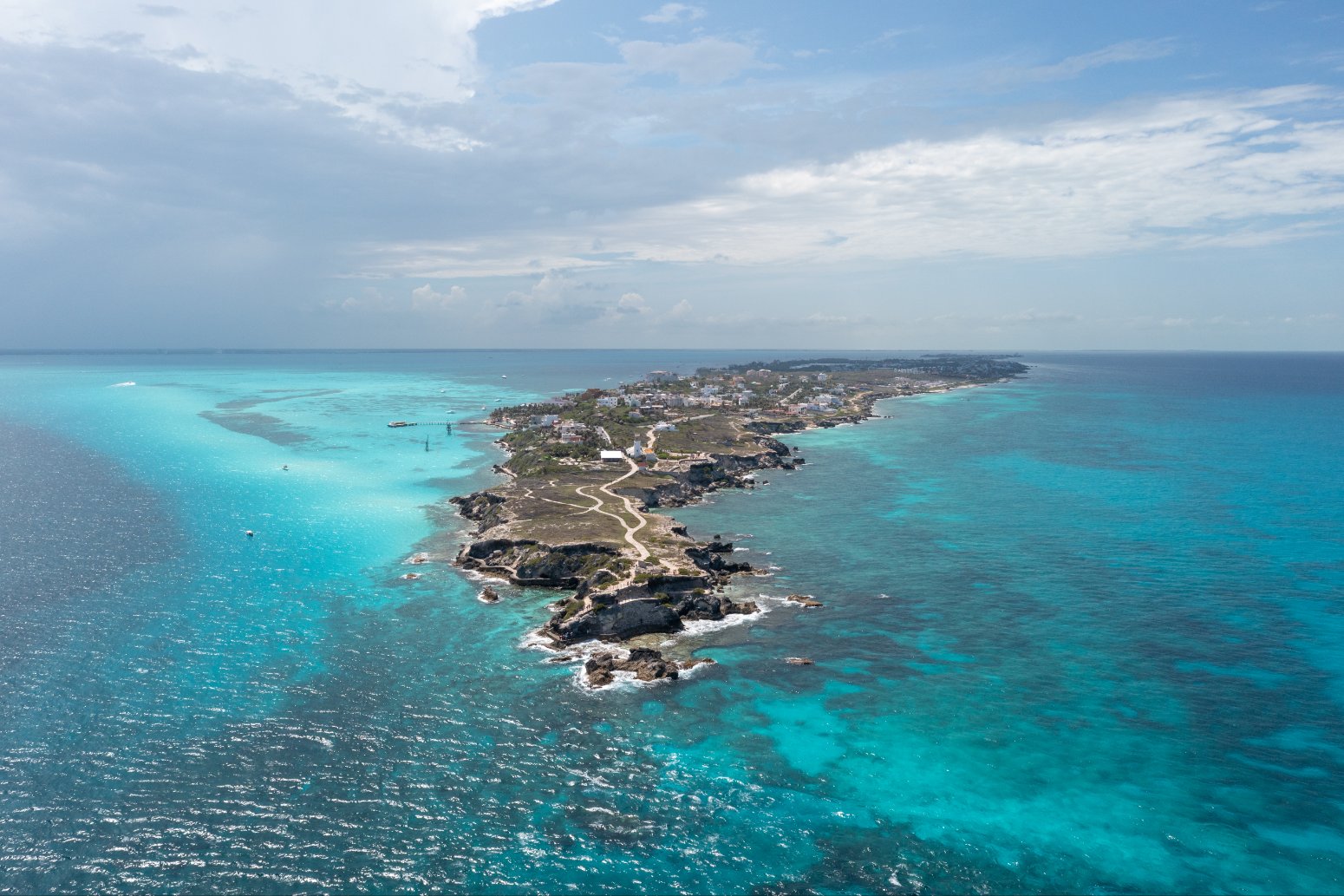 punta sur isla mujeres aerea