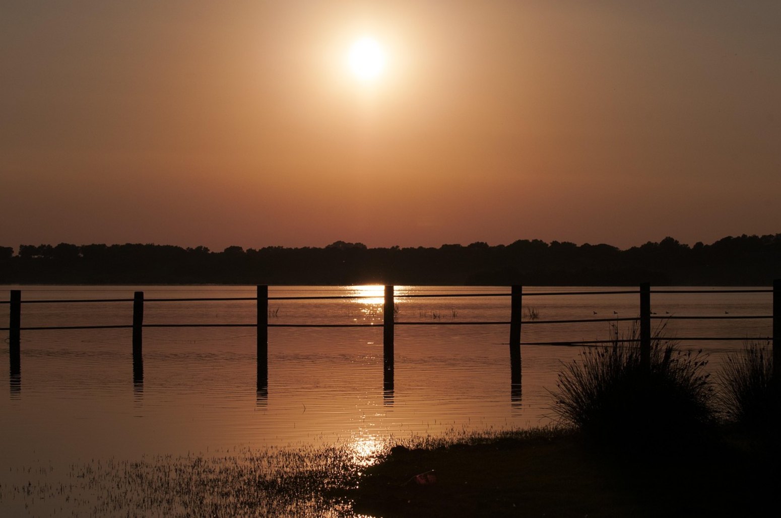 Marismas de Huelva al atardecer, naturaleza con niños en vacaciones monoparentales