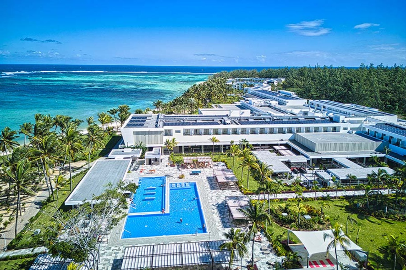 riu turquoise vista aerea le morne isla mauricio