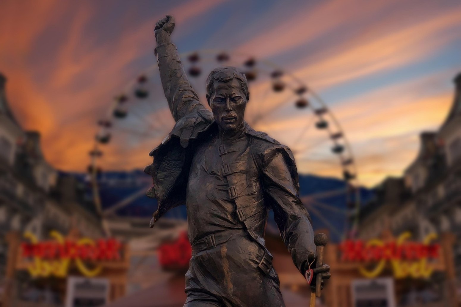 Estatua de Freddie Mercury en Montreux