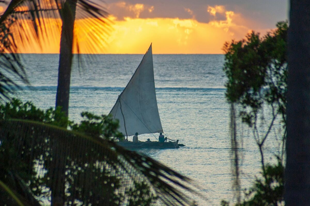Atardecer en dhow